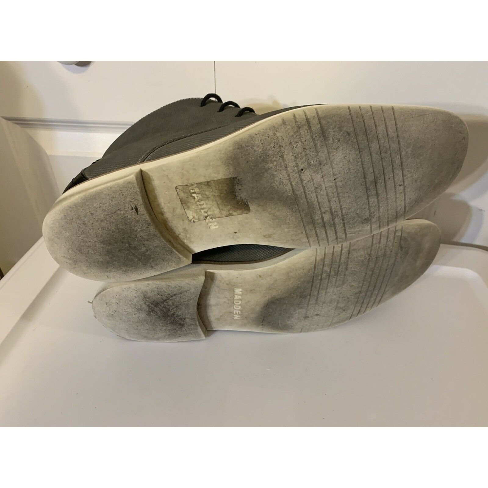 Steve Madden Steve Madden Men’s Sz 10.5 Baskit Leather Dress Shoes Gray Size US 10.5 / EU 43-44 - 9 Thumbnail