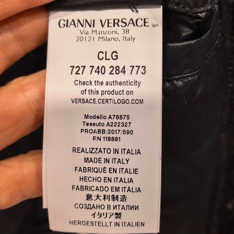 Versace Versace Black glossy trench coat Size US M / EU 48-50 / 2 - 5 Thumbnail