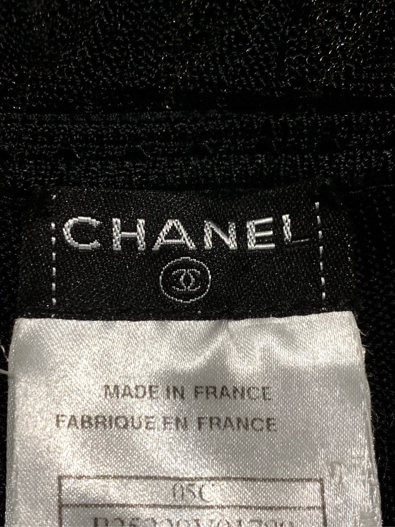 Chanel Chanel V-neck Fringed Slim-fit Knit Long Sleeve Dress K26WX Size S / US 4 / IT 40 - 6 Thumbnail