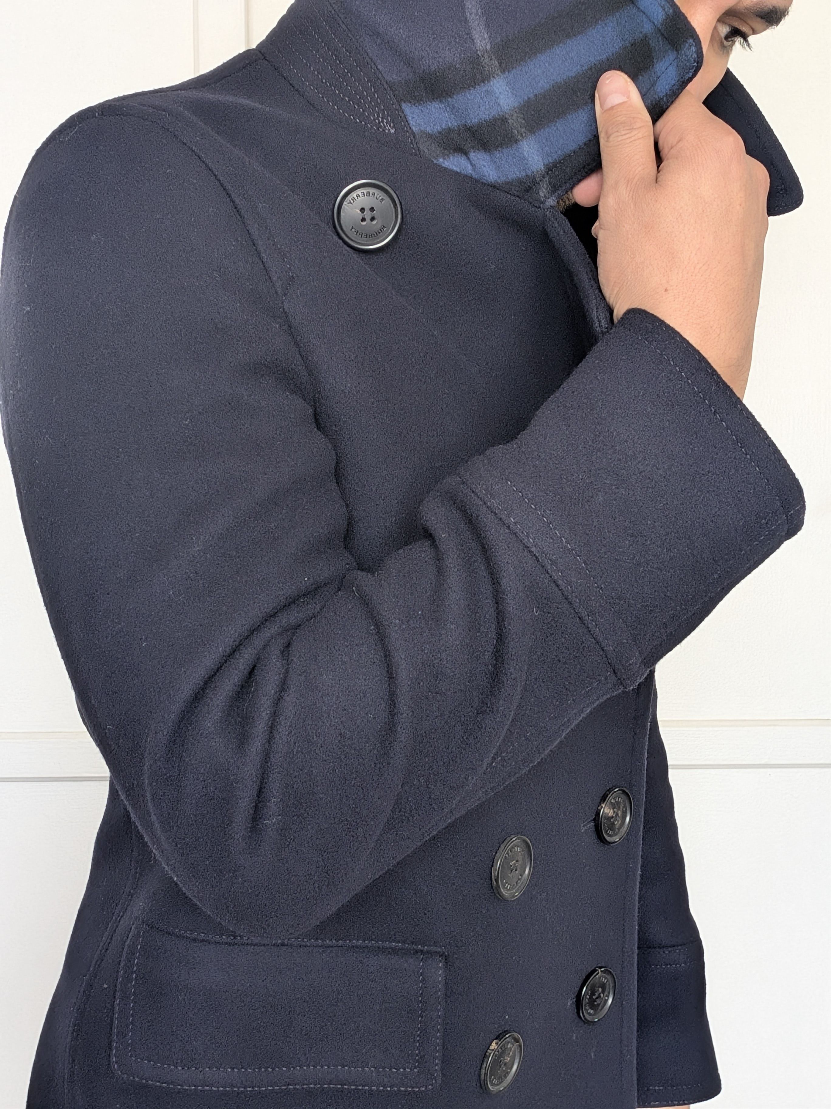 Burberry Burberry Men's Peacoat Navy Size US S / EU 44-46 / 1 - 3 Thumbnail