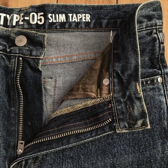 Bape BAPE Logo Denim Pants a bathing ape ★size S Size US 30 / EU 46 - 6 Thumbnail