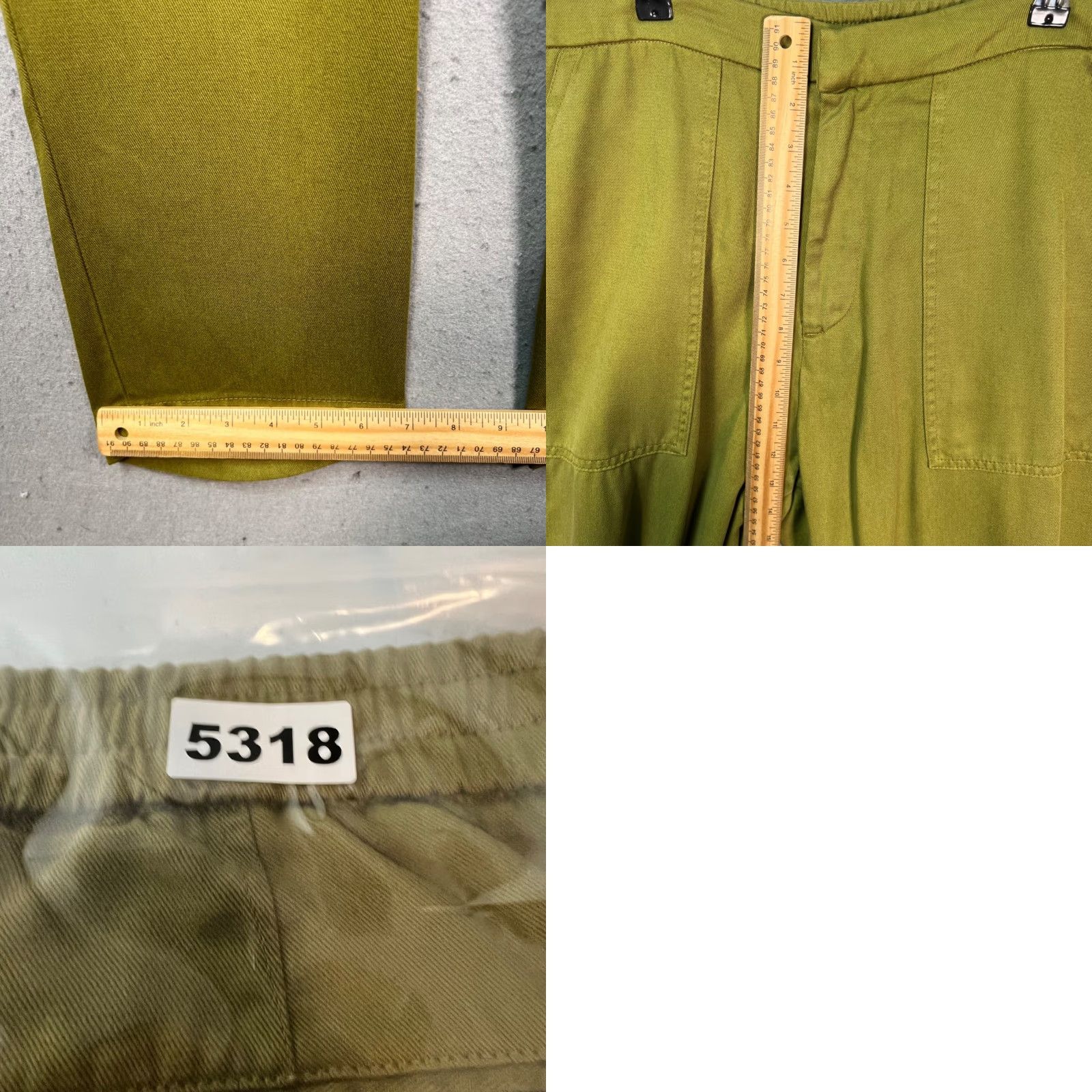 Olive Officine Generale Pants Mens Size 50 Olive Green Lyocell Cotton Utility Chino Straight Front Pockets Casual 33 in Waist生 Size US 34 / EU 50 - 8 Thumbnail