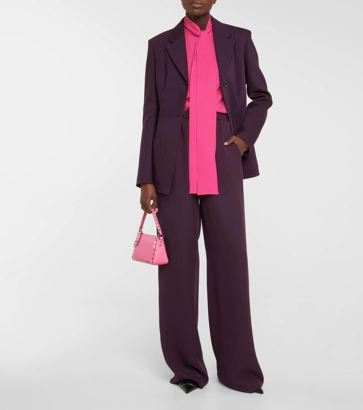 Valentino o1y0226 Blazer in Dark Purple Size M / US 6-8 / IT 42-44 - 5 Thumbnail
