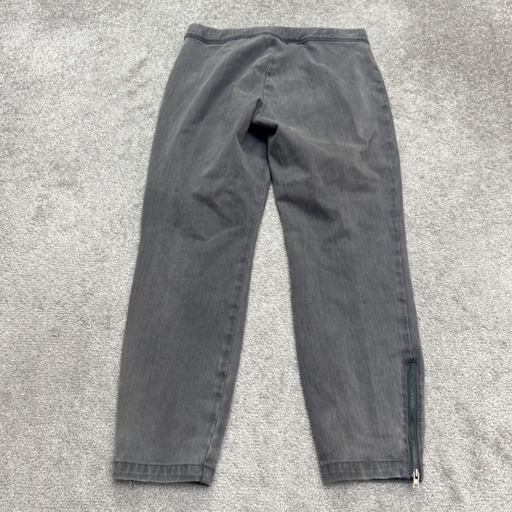 J.Crew VINTAGE J.CREW Women's Jeggings Ankle Zip Pull On Denim Pants Size 6 High Rise Gray Stretch Size 28" / US 6 / IT 42 - 2 Thumbnail
