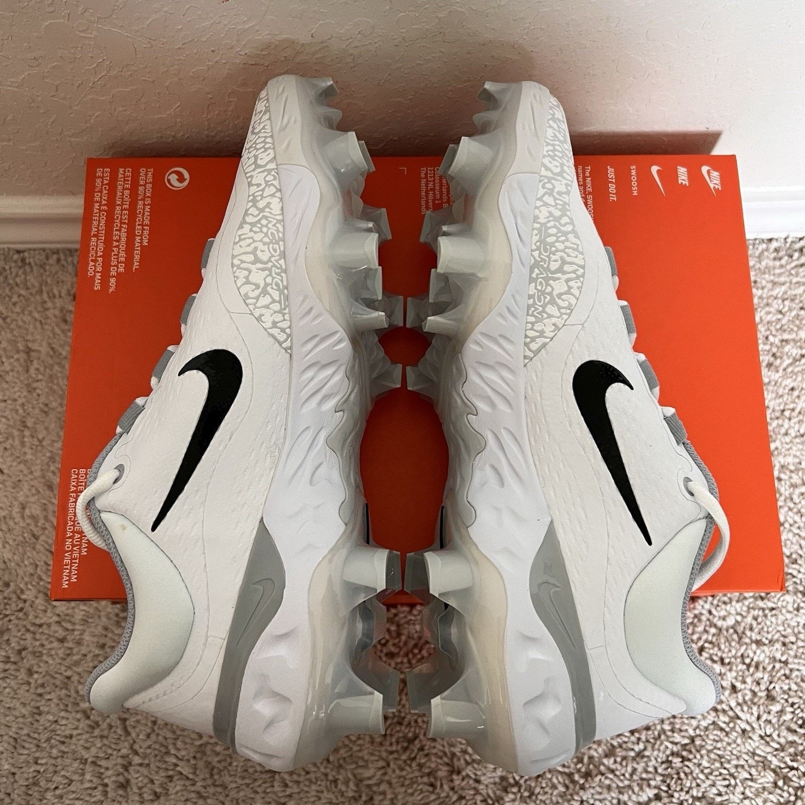 Nike Nike Alpha Huarache Elite 4 Low Baseball Cleats 13 No Lid Size US 13 / EU 46 - 6 Thumbnail