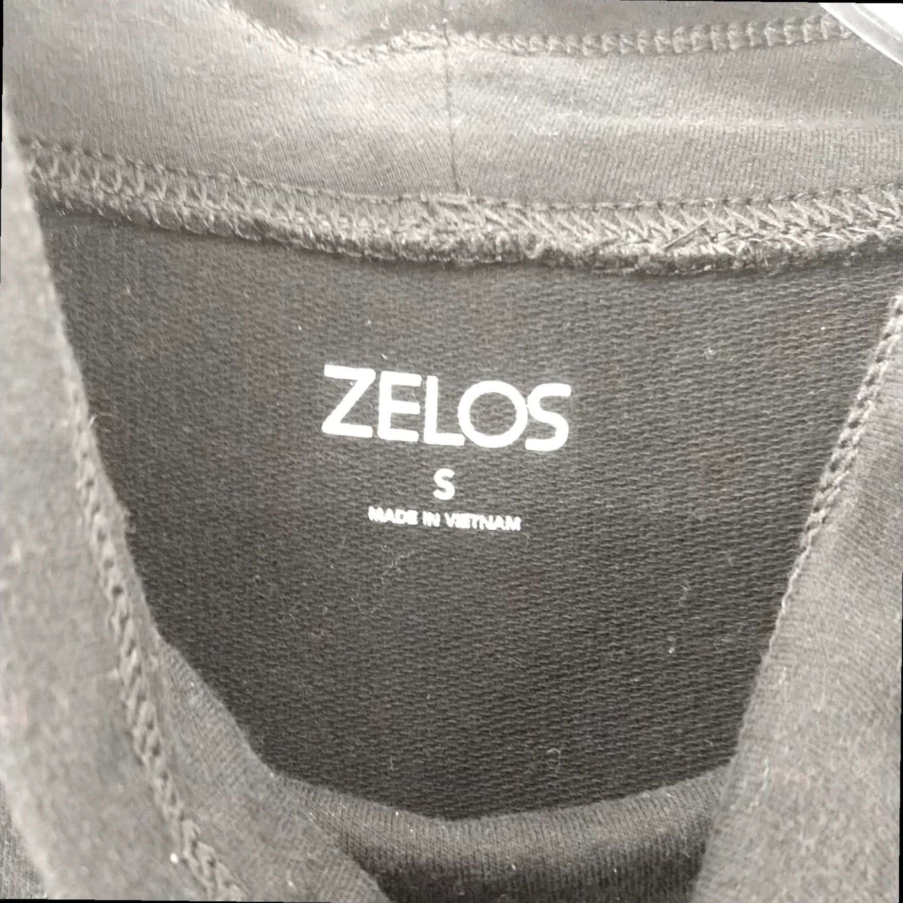 Vintage Zelos Black Mock Neck Pullover Small Women's Athletic Long Sleeve Yoga Fleece Size S / US 4 / IT 40 - 6 Thumbnail