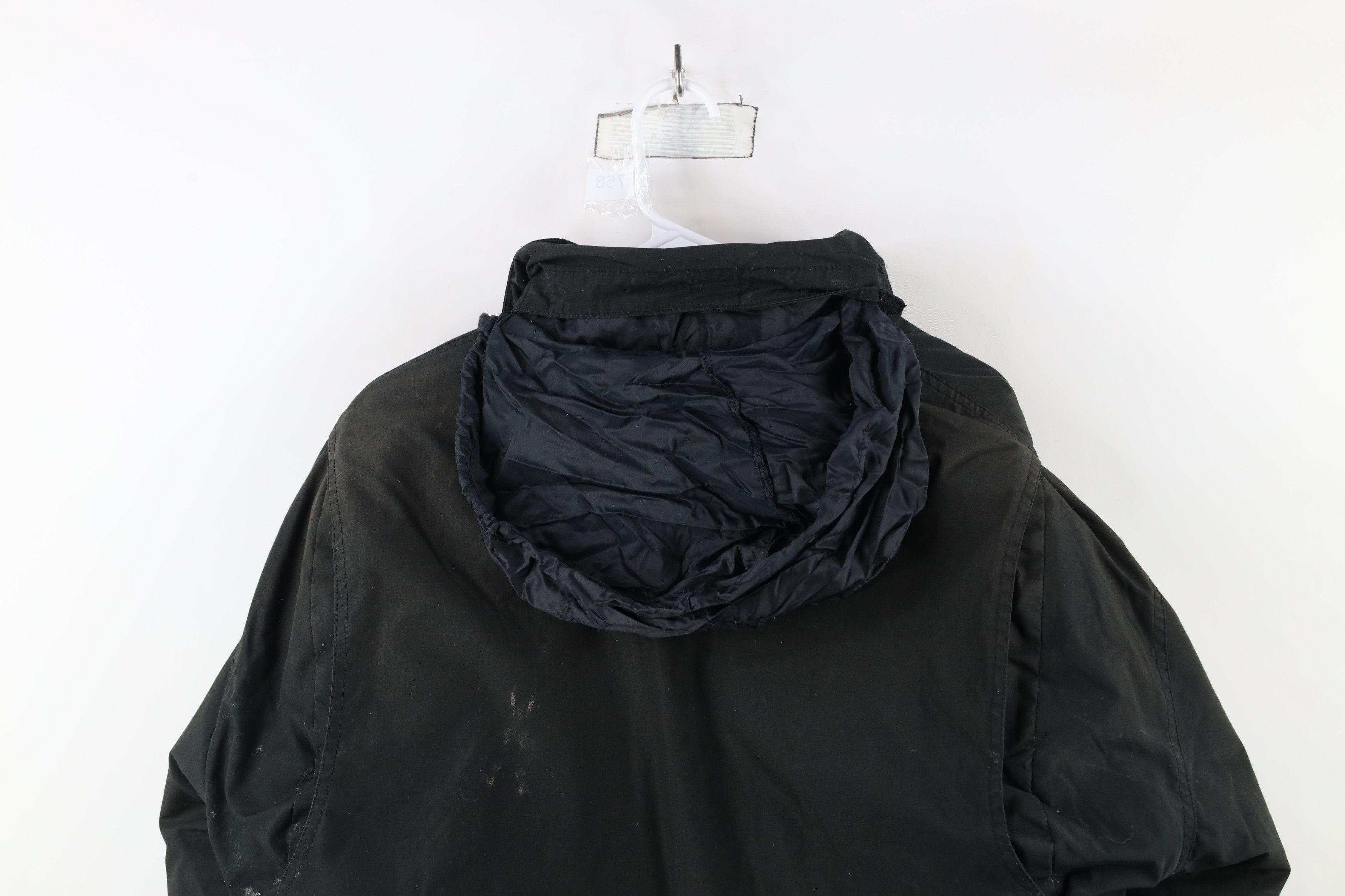 Vintage Vintage 80s 90s Streetwear Hooded Full Zip Puffer Jacket Size US M / EU 48-50 / 2 - 11 Thumbnail