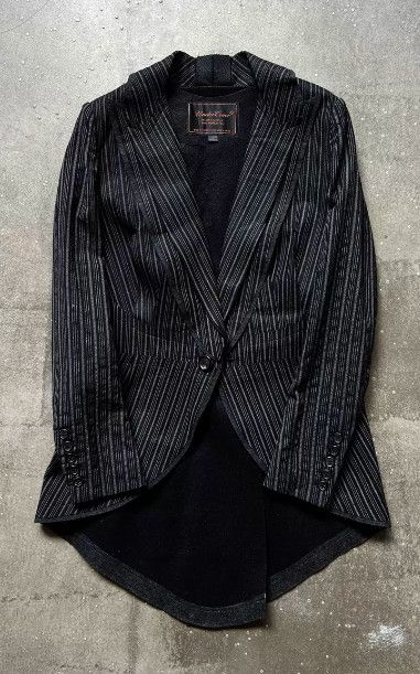 Undercover UNDERCOVER 05AW Reversed Lapel Wool Blazer Size 38R - 2 Thumbnail