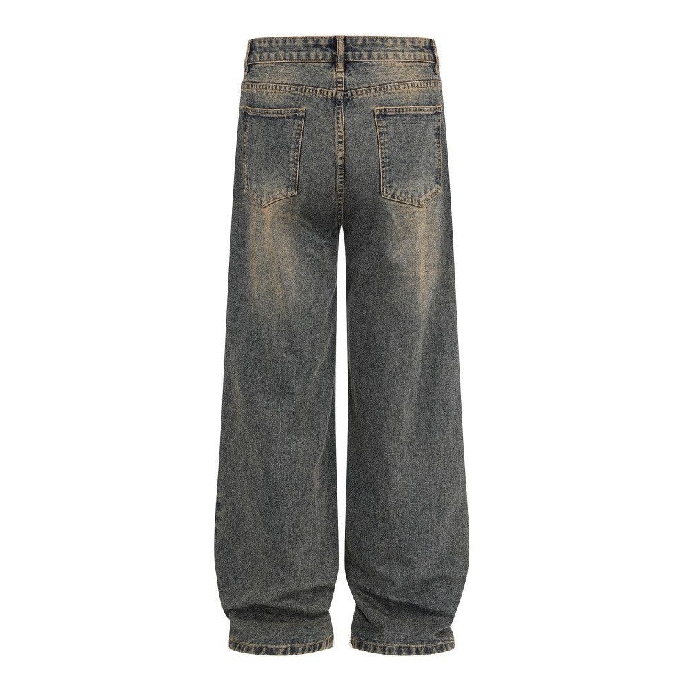 Vintage Men's hip-hop cartoon puppy print distressed jeans Size US 32 / EU 48 - 2 Thumbnail