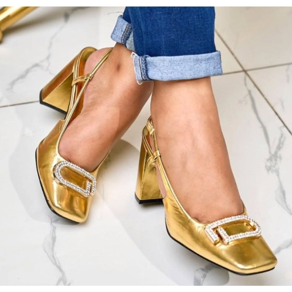 Zara ZARA Square Toe Pumps NWT Size US 7.5 / IT 37.5 - 2 Thumbnail