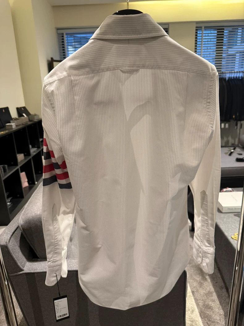 Thom Browne Thom Browne Rare butterfly collar four-bar shirt 2503-Next Size US XS / EU 42 / 0 - 2 Thumbnail