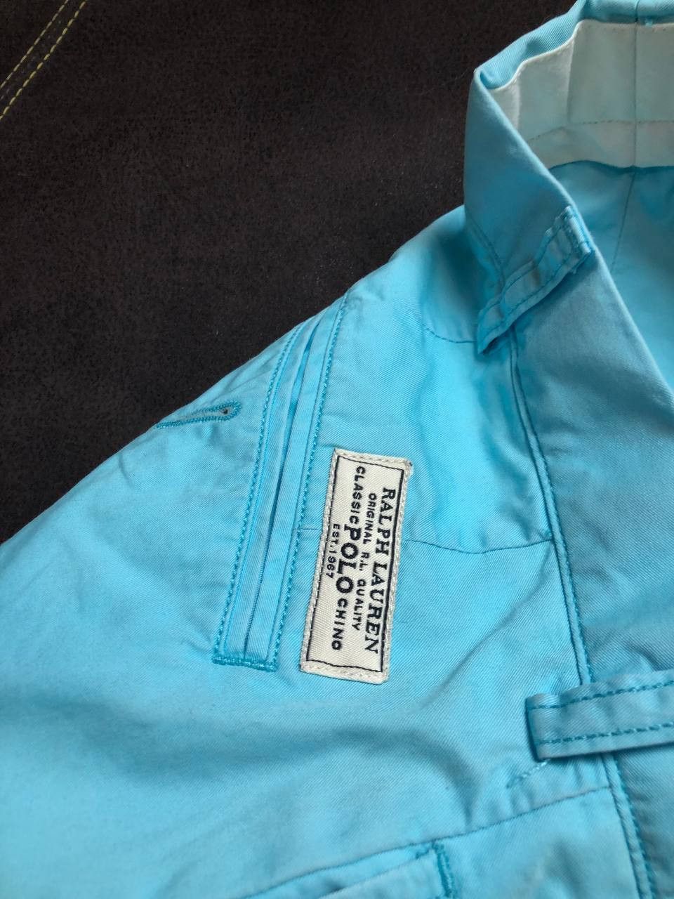 Polo Ralph Lauren Polo Ralph Lauren stretch classic-fit pants in a light blue Size US 34 / EU 50 - 13 Thumbnail