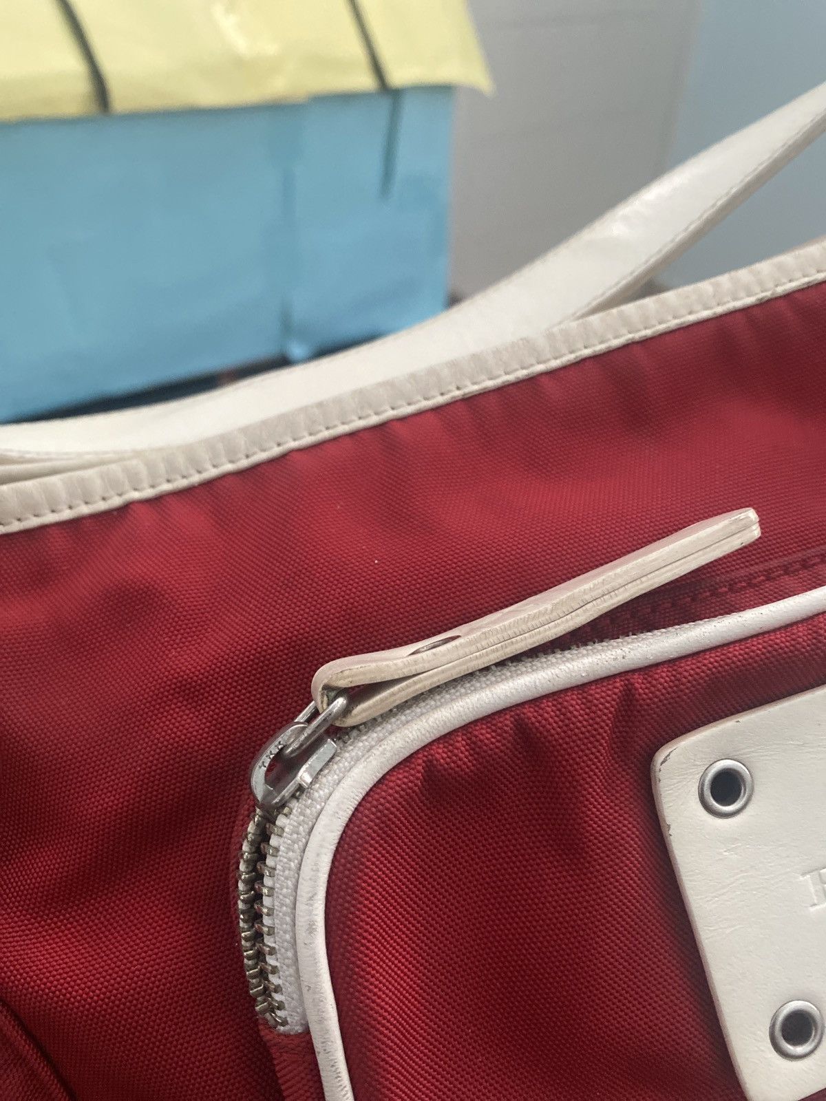 Burberry Burberry Red Nilon Shouder Bag Size ONE SIZE - 11 Thumbnail