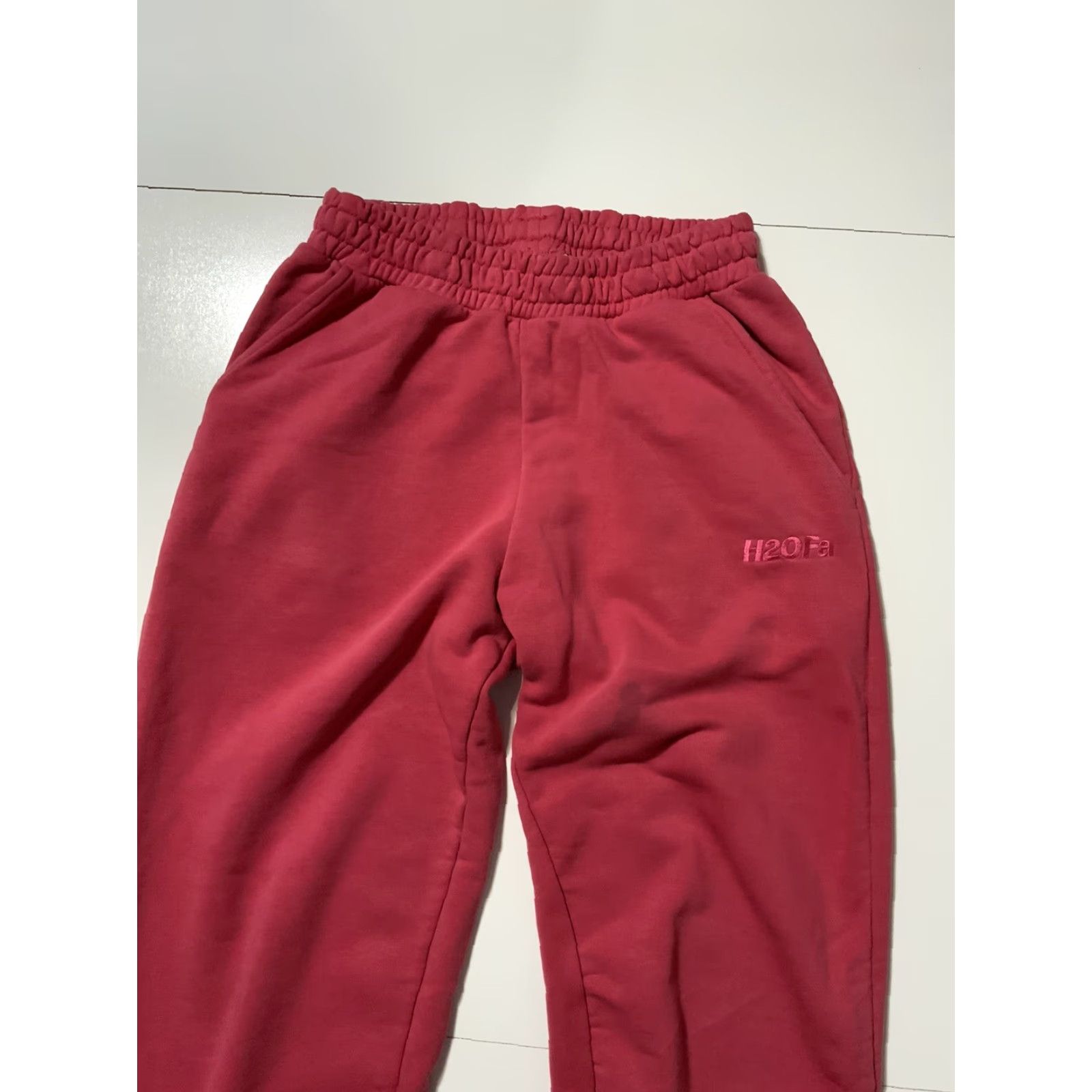 Vintage H20Fagerholt Organic Cotton Raspberry French Terry Fleece Jogger Sweatpants Sz.M Mens Size US 31 - 4 Thumbnail