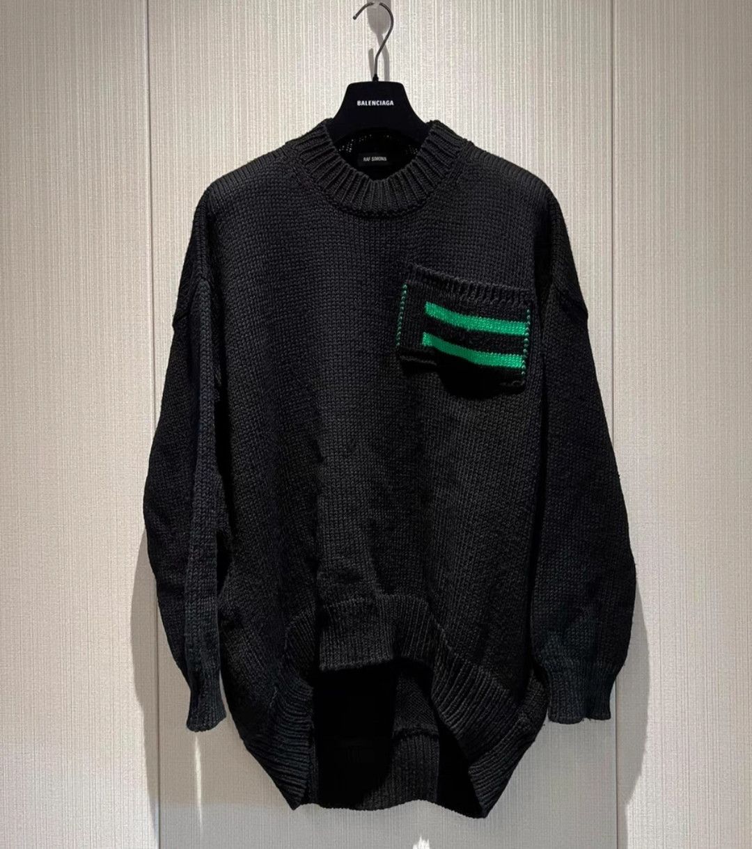 Raf Simons Raf Simons Silhouette Pocket Sweater Size US L / EU 52-54 / 3 - 1 Thumbnail