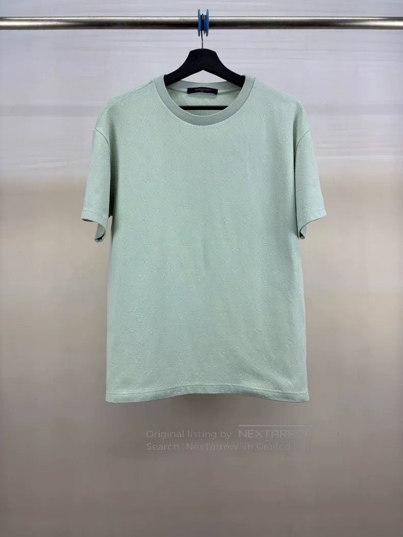 Louis Vuitton Louis Vuitton Mint Green Pocket Dark Print Full Print Shor Size US L / EU 52-54 / 3 - 1 Thumbnail