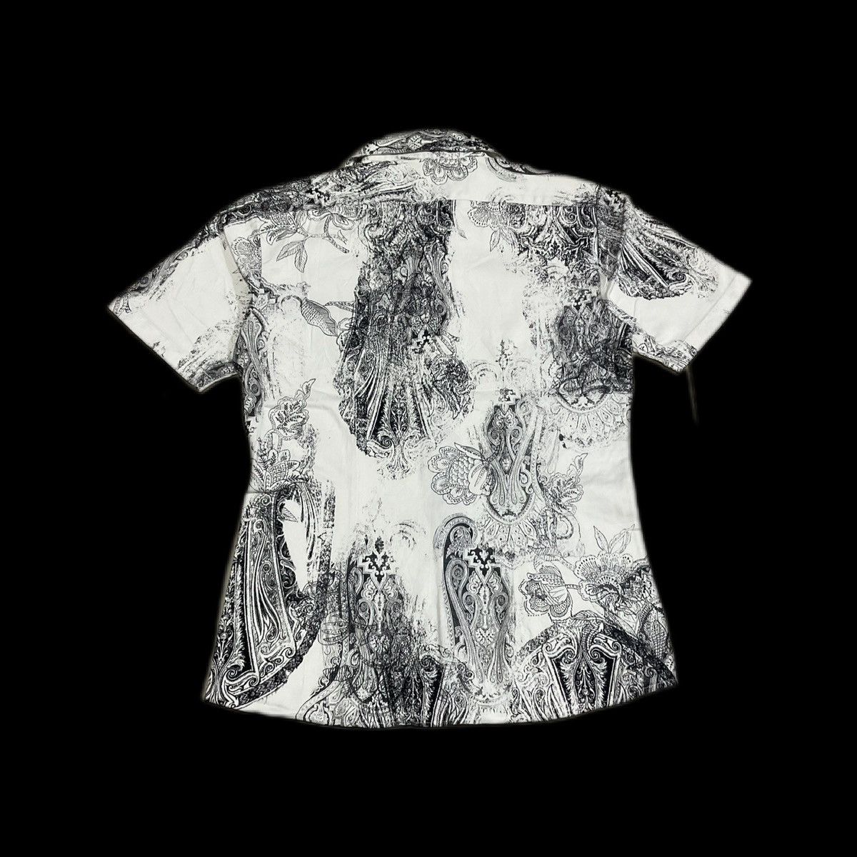 If Six Was Nine × Japanese Brand × Tornado Mart 🔥Sick Y2K Tornado Mart Shirt Psychedelic Paisley Size US L / EU 52-54 / 3 - 7 Thumbnail