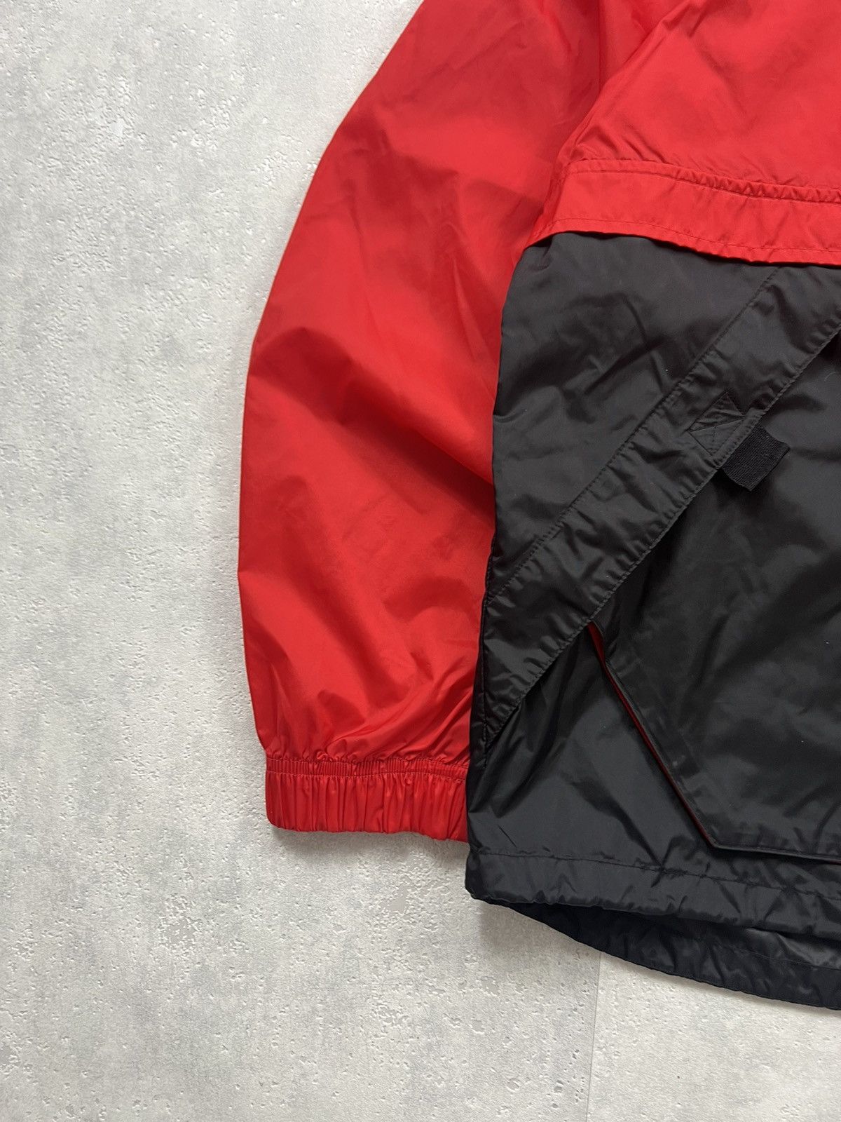 Nike 00’s NIKE RETRO HOODED ANORAK TRACK JACKET Y2K BIG LOGO RARE Size US L / EU 52-54 / 3 - 4 Thumbnail