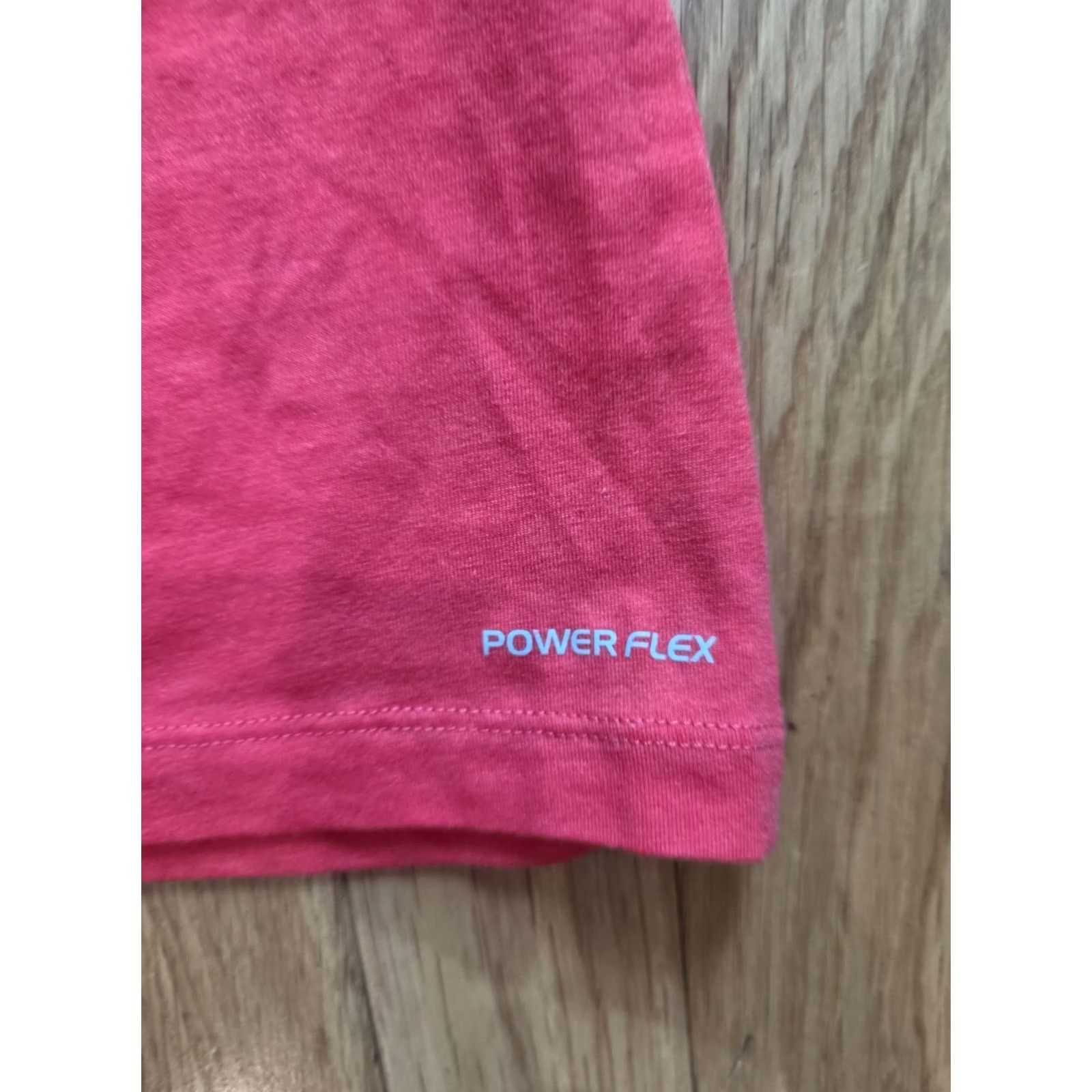 Champion Champion Power Flex T-Shirt Women's L Red Logo Cotton Short Sleeve V-Neck Women Size L / US 10 / IT 46 - 8 Thumbnail