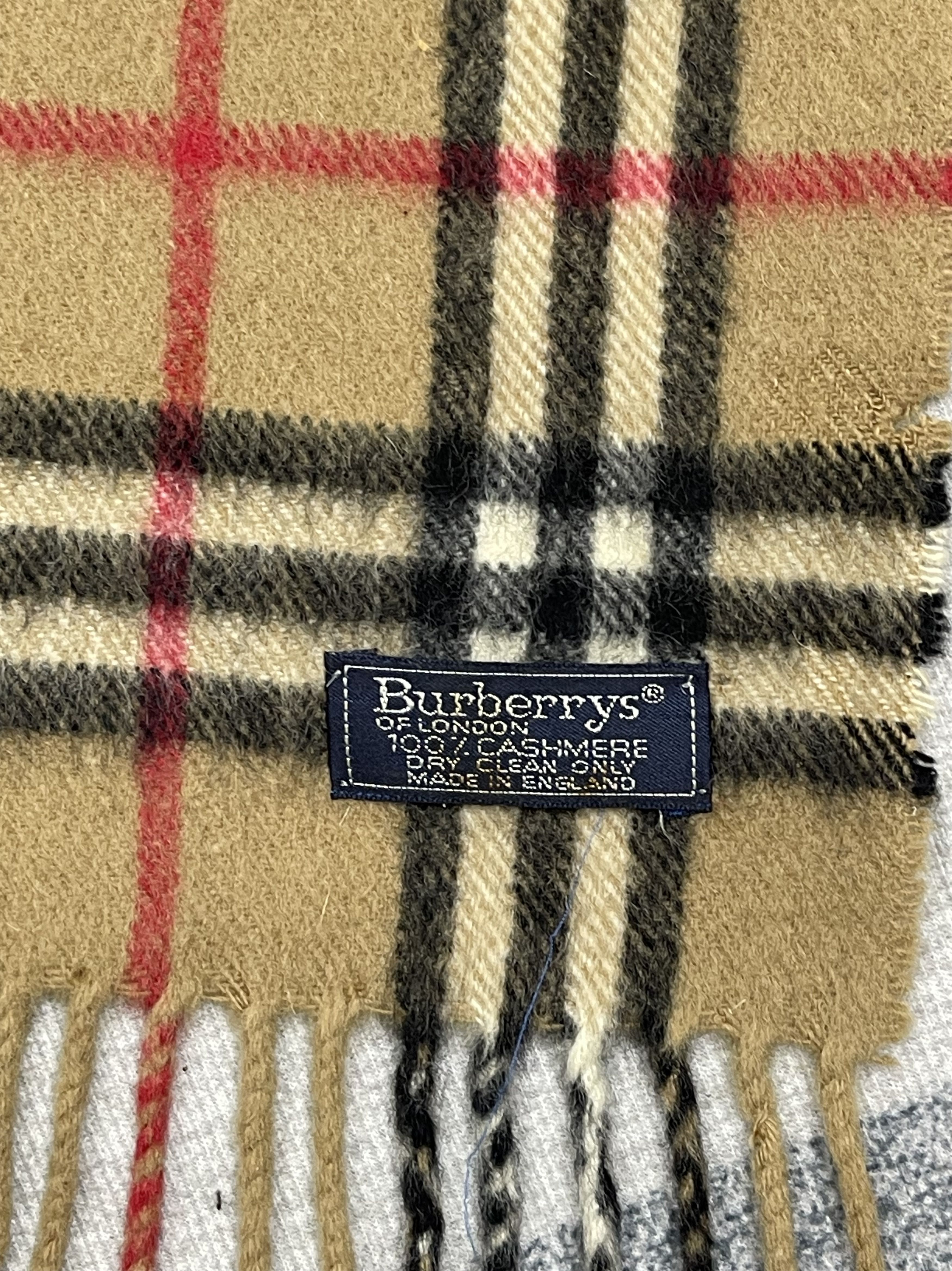 Burberry Vintage Burberrys Nova Checkered Muffler Scarf - 6230 Size ONE SIZE - 6 Thumbnail