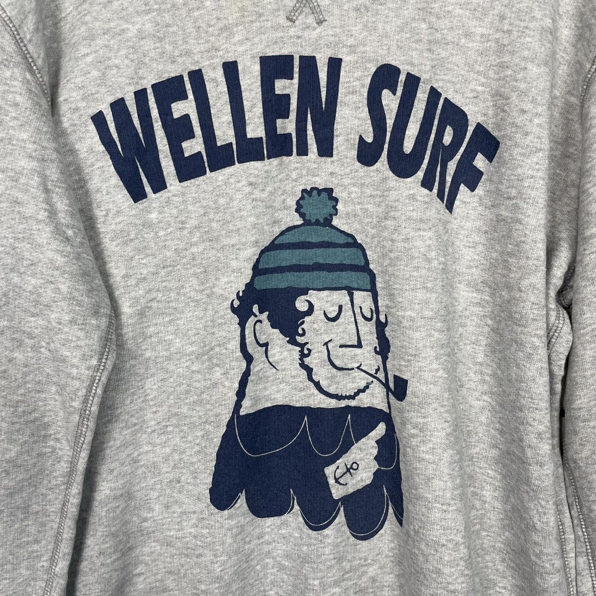 Japanese Brand Wellen Surf Crewneck Sweatshirt Size US L / EU 52-54 / 3 - 10 Thumbnail