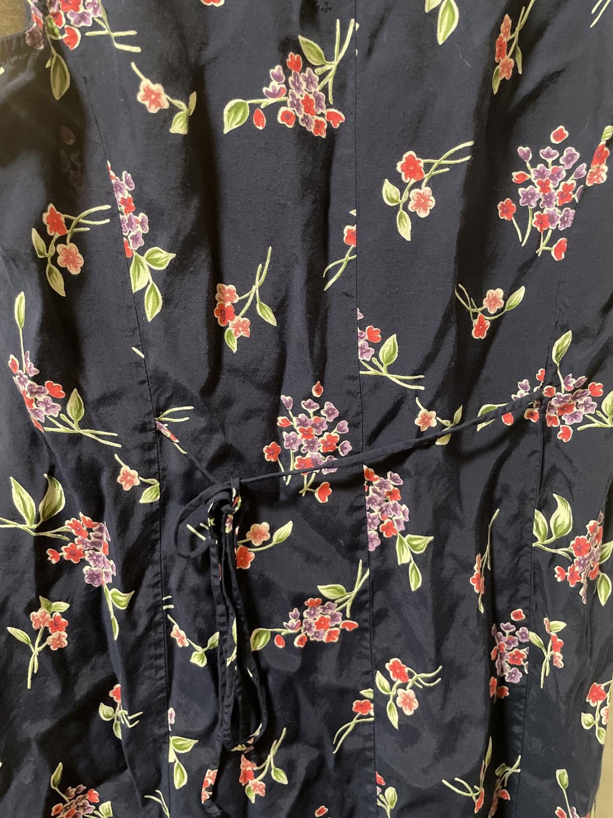 Other Robbie Bee Summer Dress Women's 4 Blue Sleeveless Floral Size S / US 4 / IT 40 - 5 Thumbnail