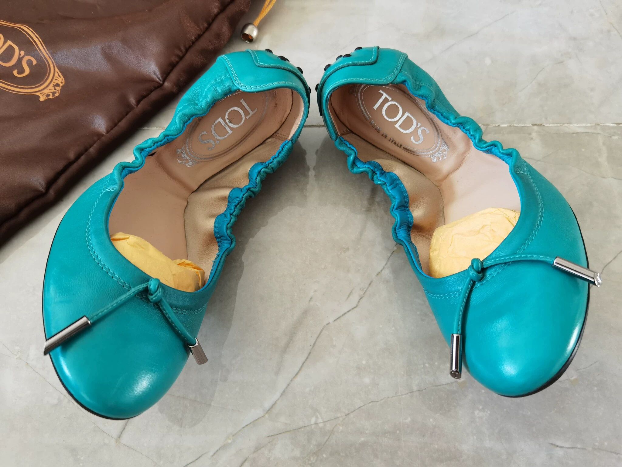 Tod's TOD'S Women's Gommino Glossy Leather Ballet Flat Size 6 Size US 6 / IT 36 - 3 Thumbnail