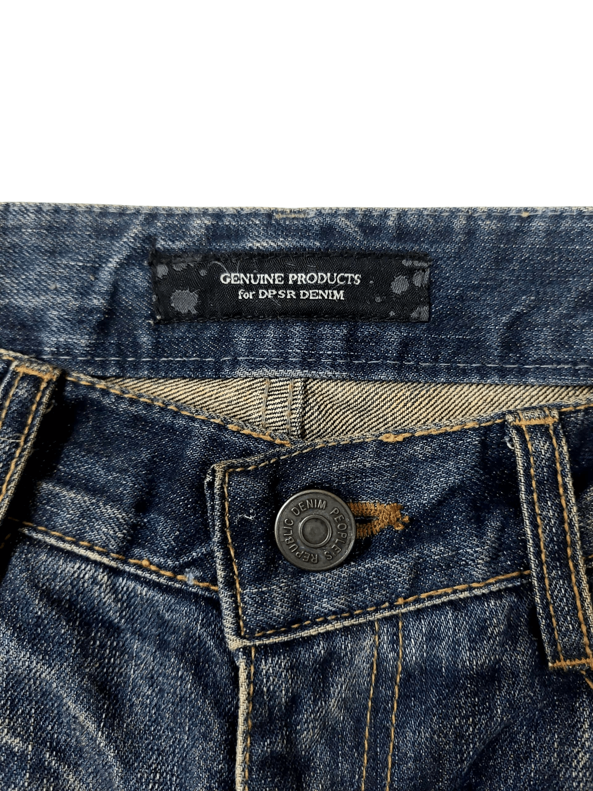 Vintage 90's DPSR Flare Mudwash Clawsmark Denim Size US 31 - 11 Thumbnail