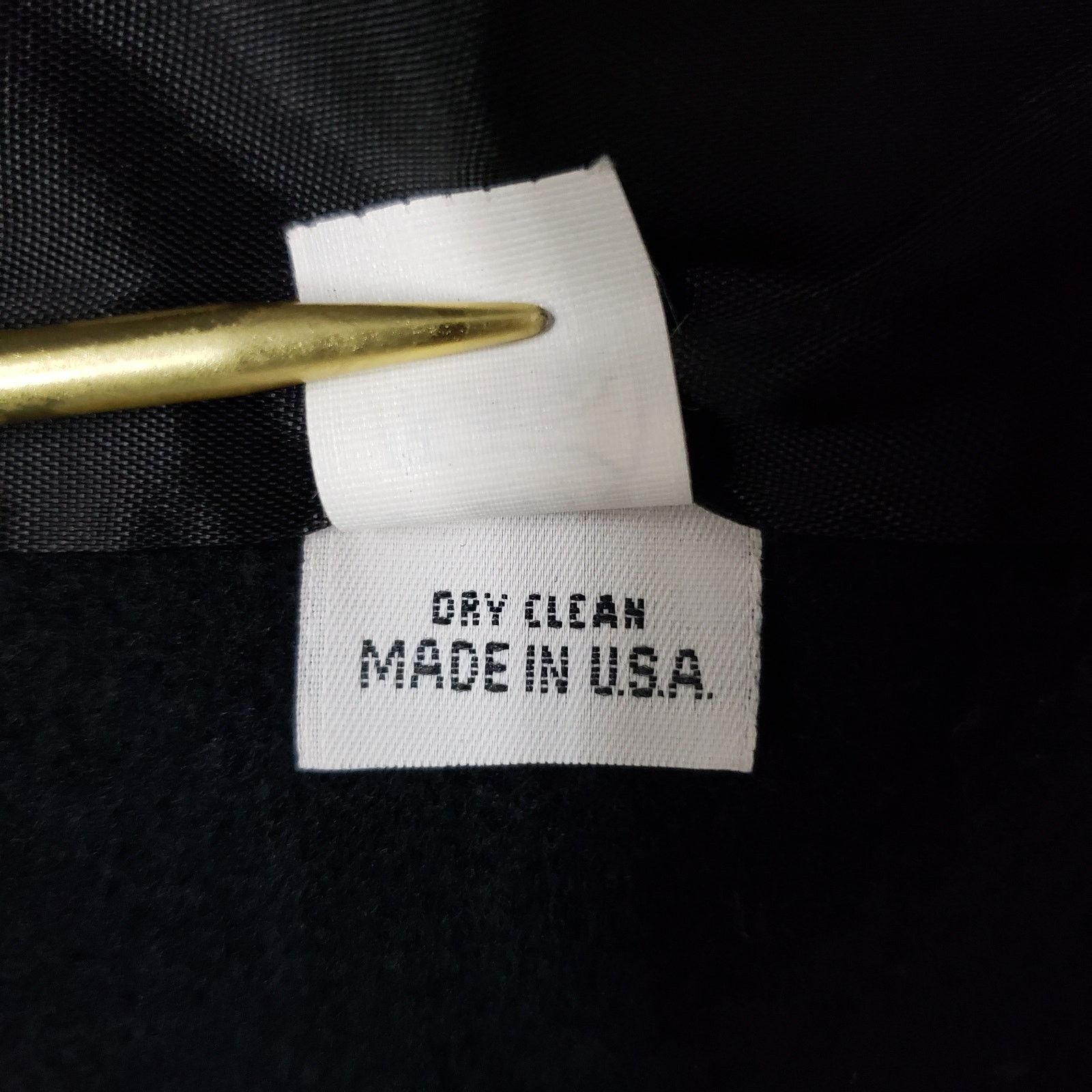 Vintage Union Made USA J&H Fashions Double Breasted Wool Pea Coat 14 Size L / US 10 / IT 46 - 13 Thumbnail