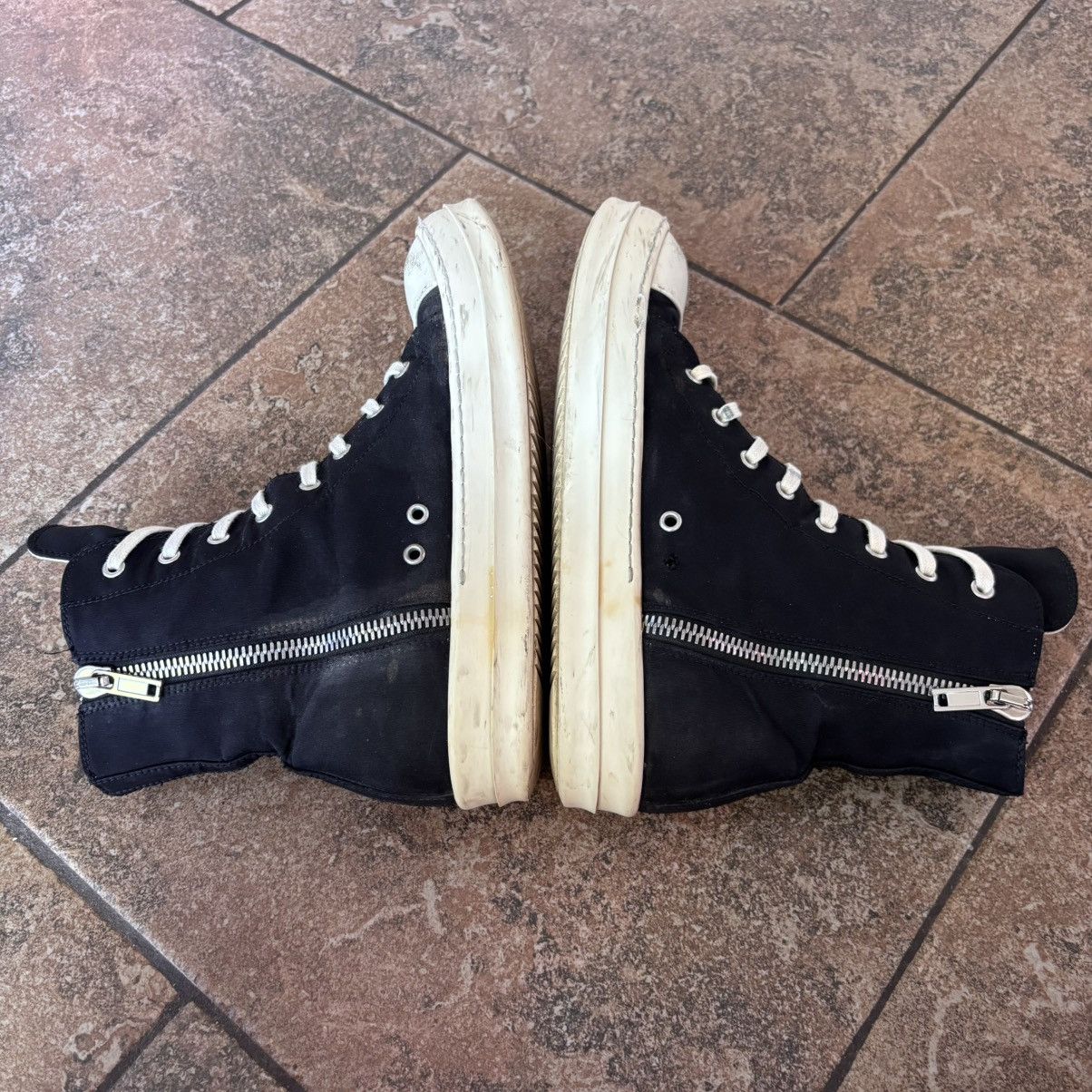 Rick Owens Drkshdw Rick owens DRKSHDW high top Ramones Size US 9 / EU 42 - 6 Thumbnail