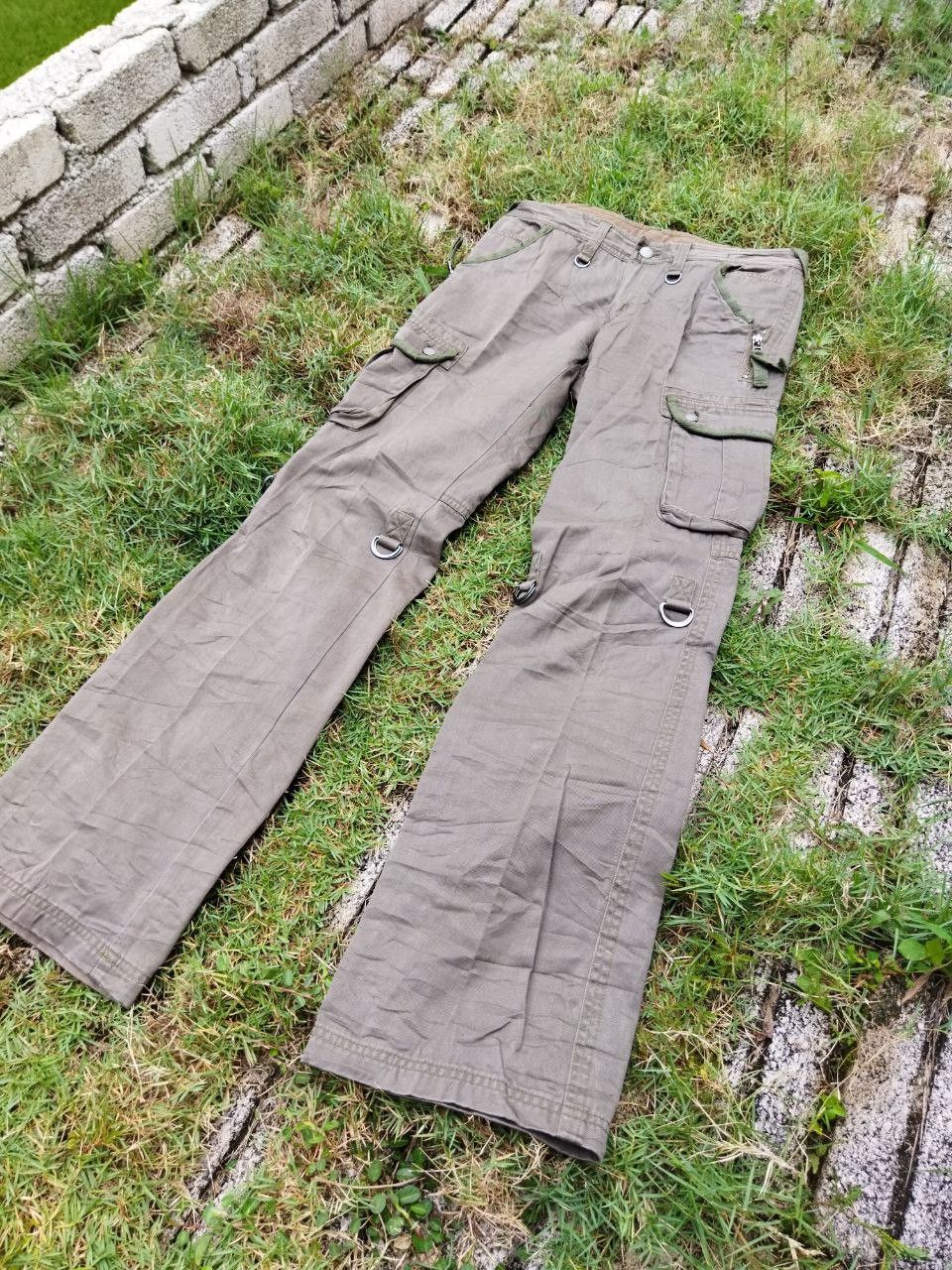 Tornado Mart Tornado Mart Japan Flared Cargo Pants - Size L Size US 32 / EU 48 - 4 Thumbnail