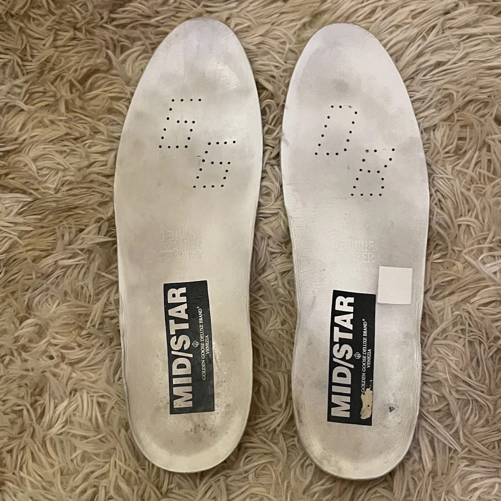 Golden Goose Share Golden Goose Sneakers MID STAR GGDB High Top Leather Size US 12 / EU 45 - 11 Thumbnail