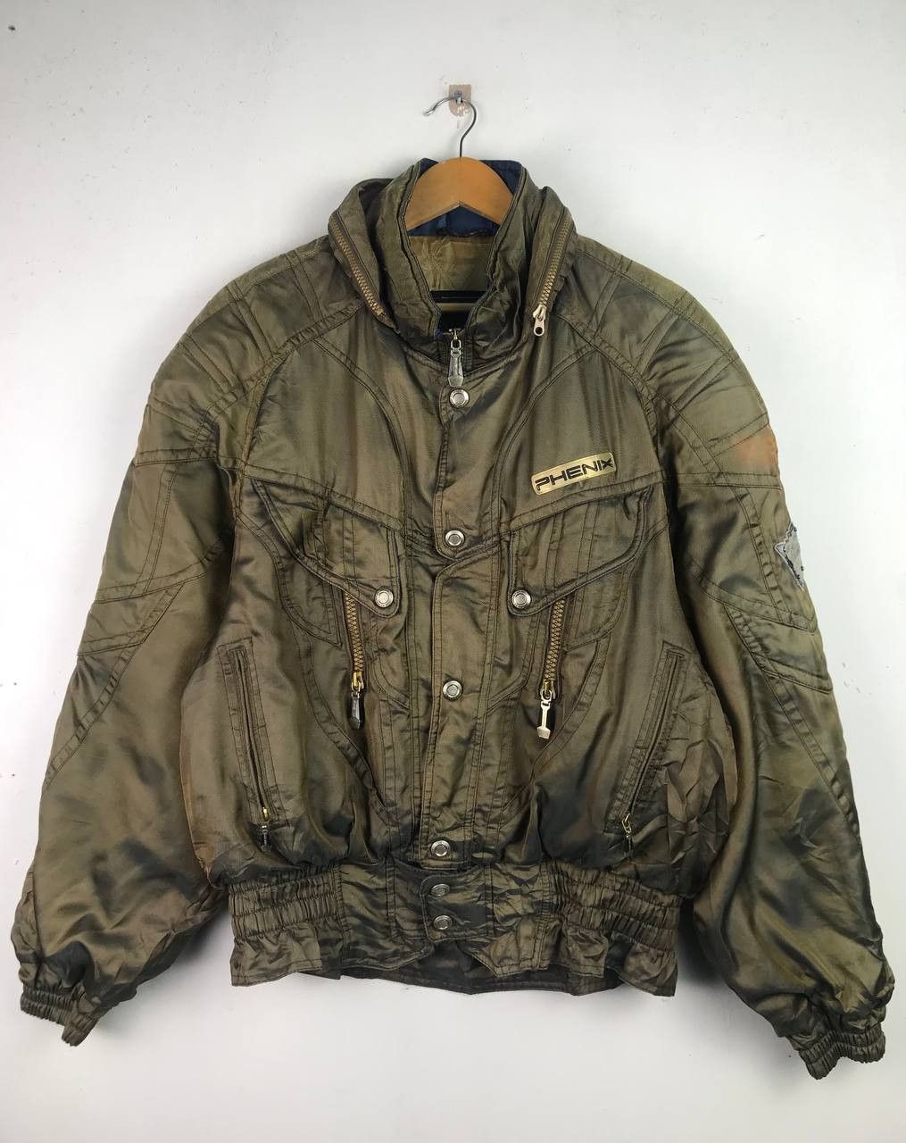 Japanese Brand × Phenix × Vintage 🔥Rare🔥Vintage Phenix Alain Prost Jacket(Sunfaded) Size US XL / EU 56 / 4 - 1 Thumbnail
