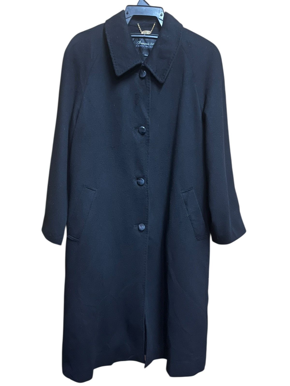 Pierre Balmain Francois 1er Pierre Balmain Cashmere Long Coat Size L / US 10 / IT 46 - 1 Thumbnail