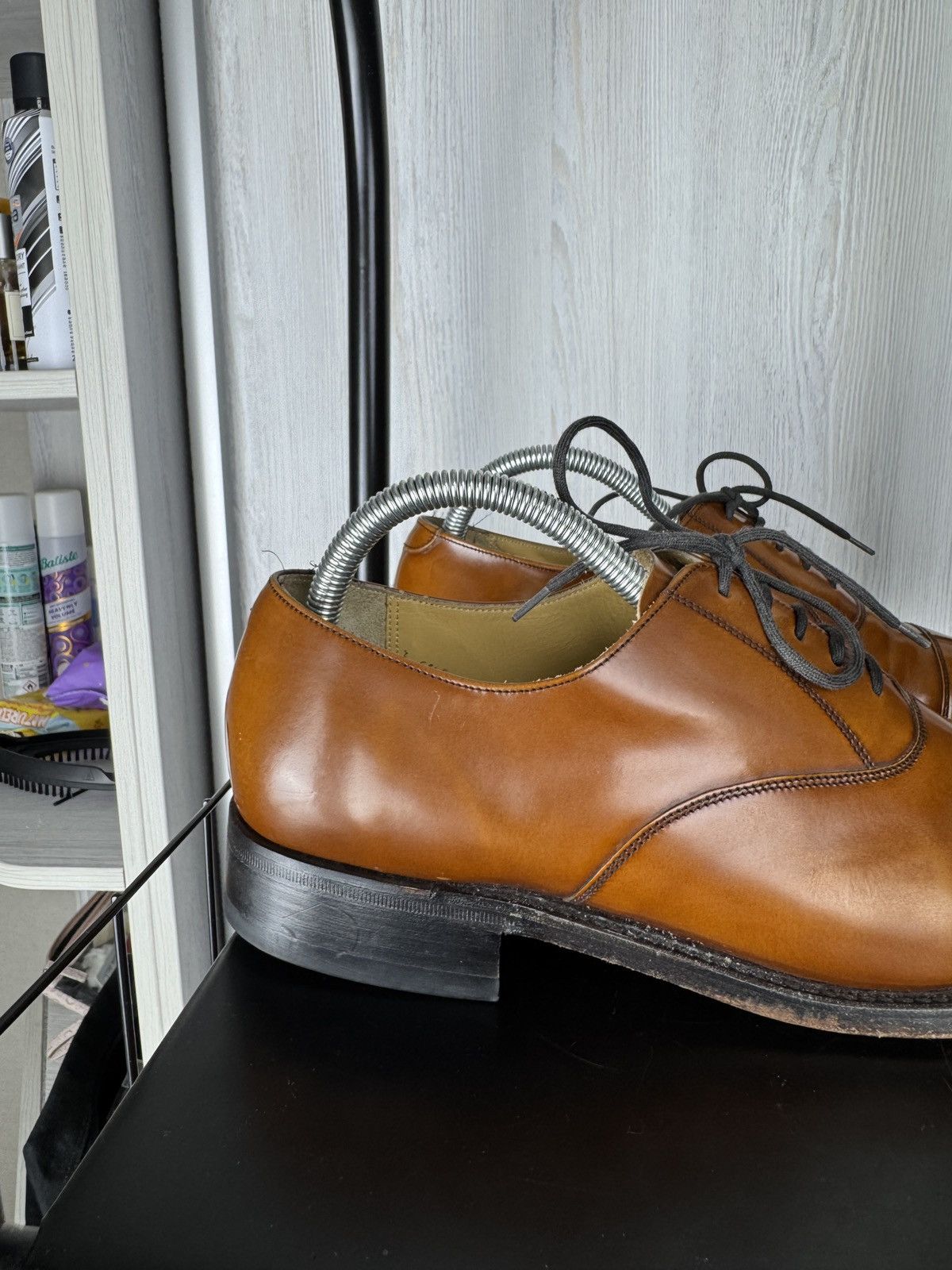 Barker Barker mens brown leather oxford formal shoes size 7.5UK Size US 8.5 / EU 41-42 - 2 Thumbnail