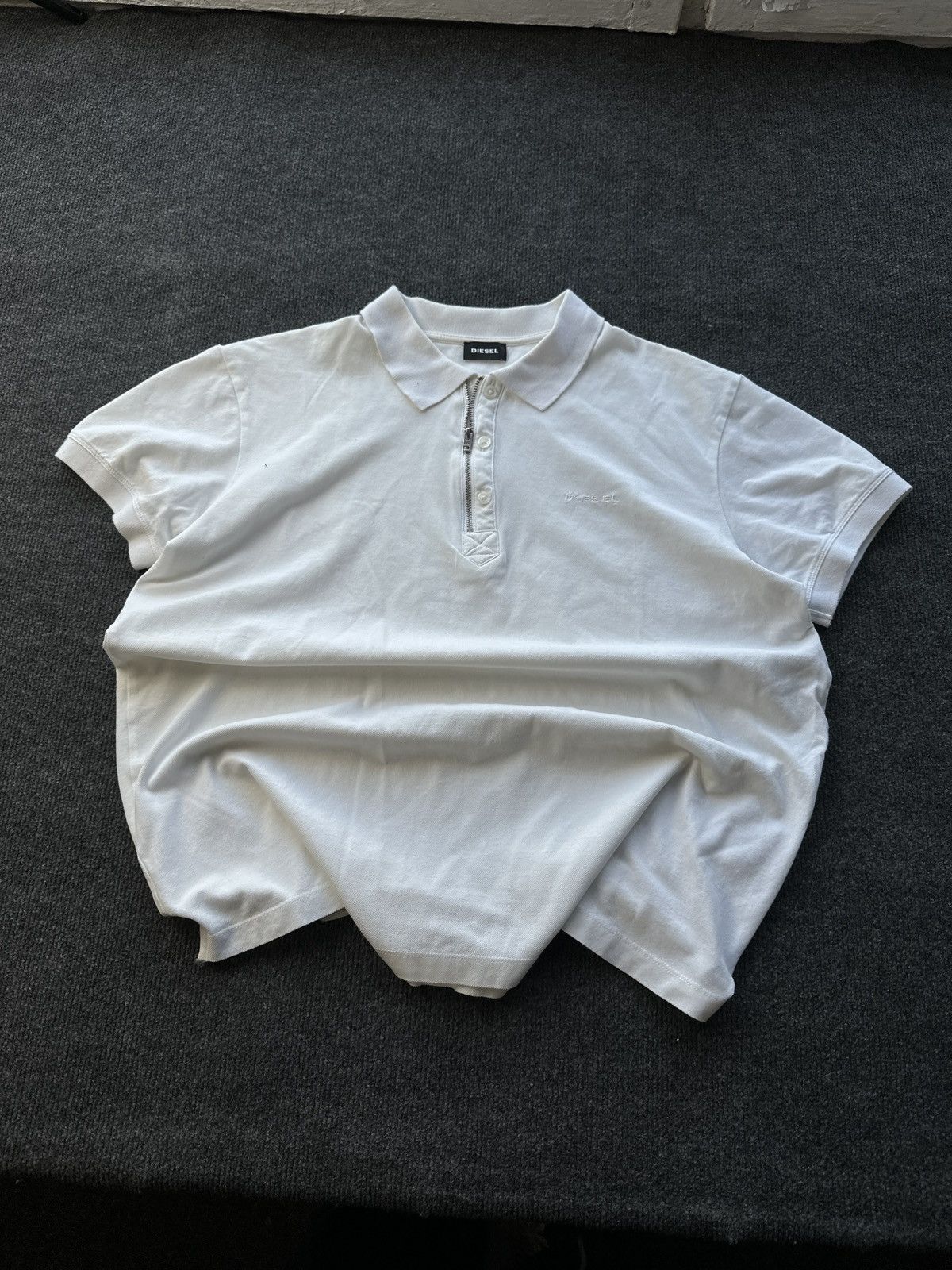 Diesel 🚨VNTG Diesel Avant-garde POLO Shirt 90s very rare Streetwear Size US XL / EU 56 / 4 - 1 Thumbnail