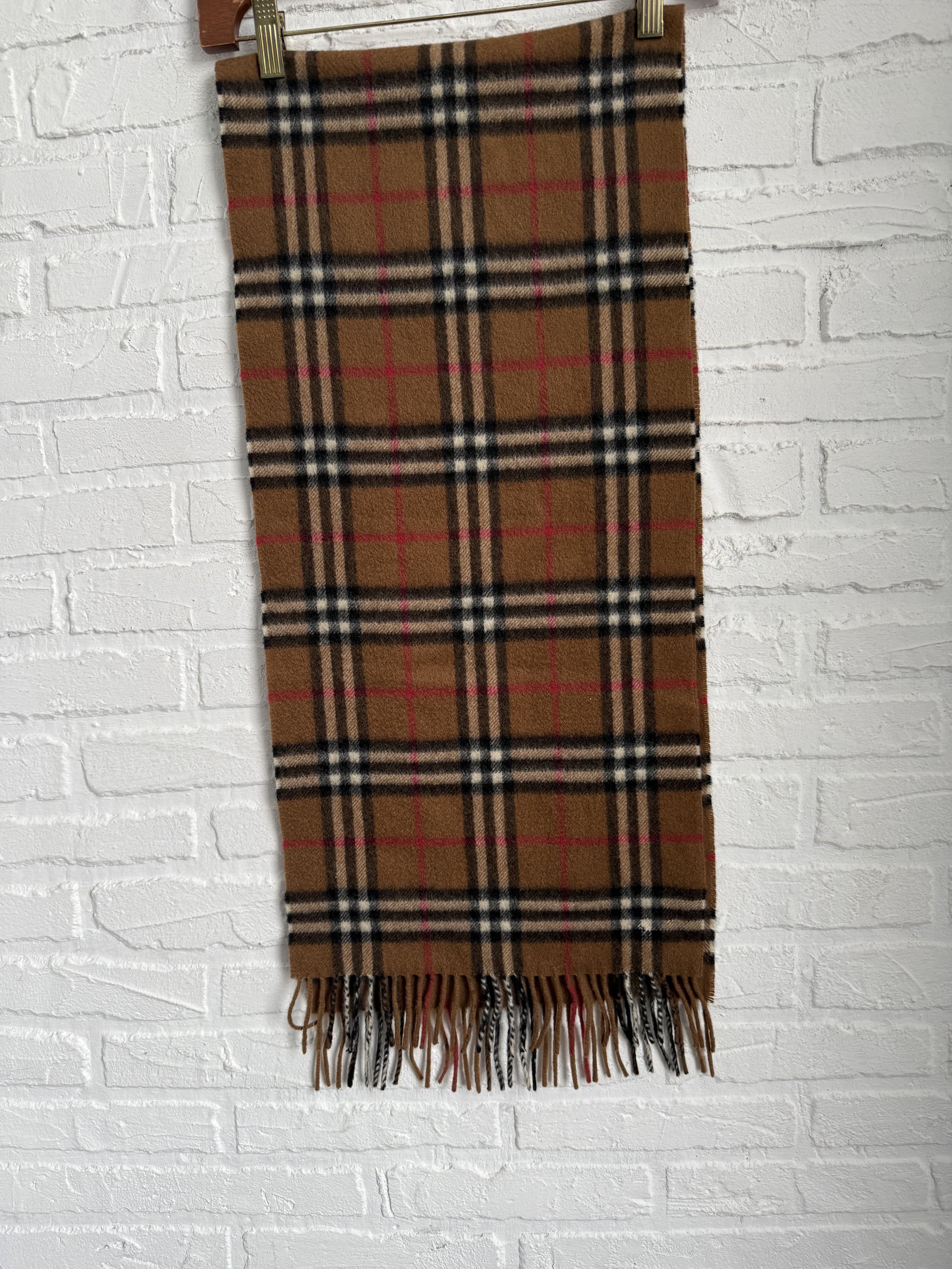 Burberry Vintage 90s Burberry cashmere scarf Size ONE SIZE - 3 Thumbnail