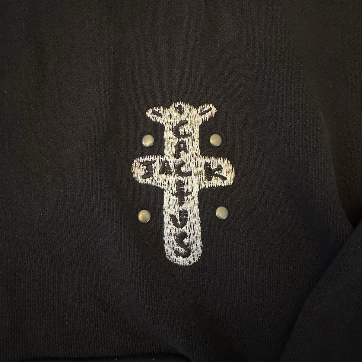 Travis Scott Travis Scott Cactus Jack Studded Hoodie Size US XL / EU 56 / 4 - 6 Thumbnail