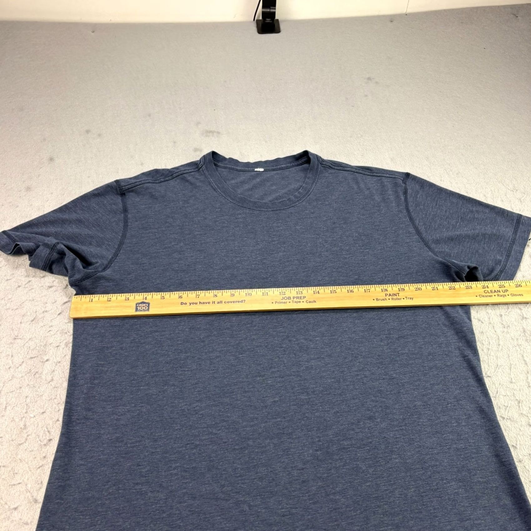 Lululemon Lululemon Commission Shirt Mens XL Blue Crew Neck Slim Fit Athleisure Shirt Size US XL / EU 56 / 4 - 2 Thumbnail