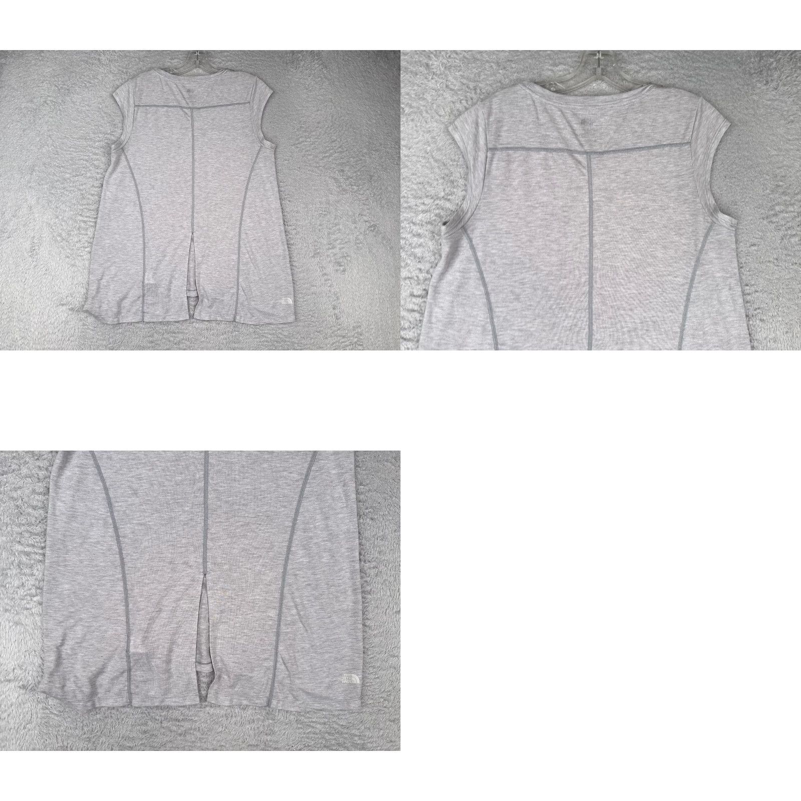 The North Face The North Face Shirt Women S Gray Poly Blend Crew T-Shirt Casual Short Sleeve Size S / US 4 / IT 40 - 9 Thumbnail