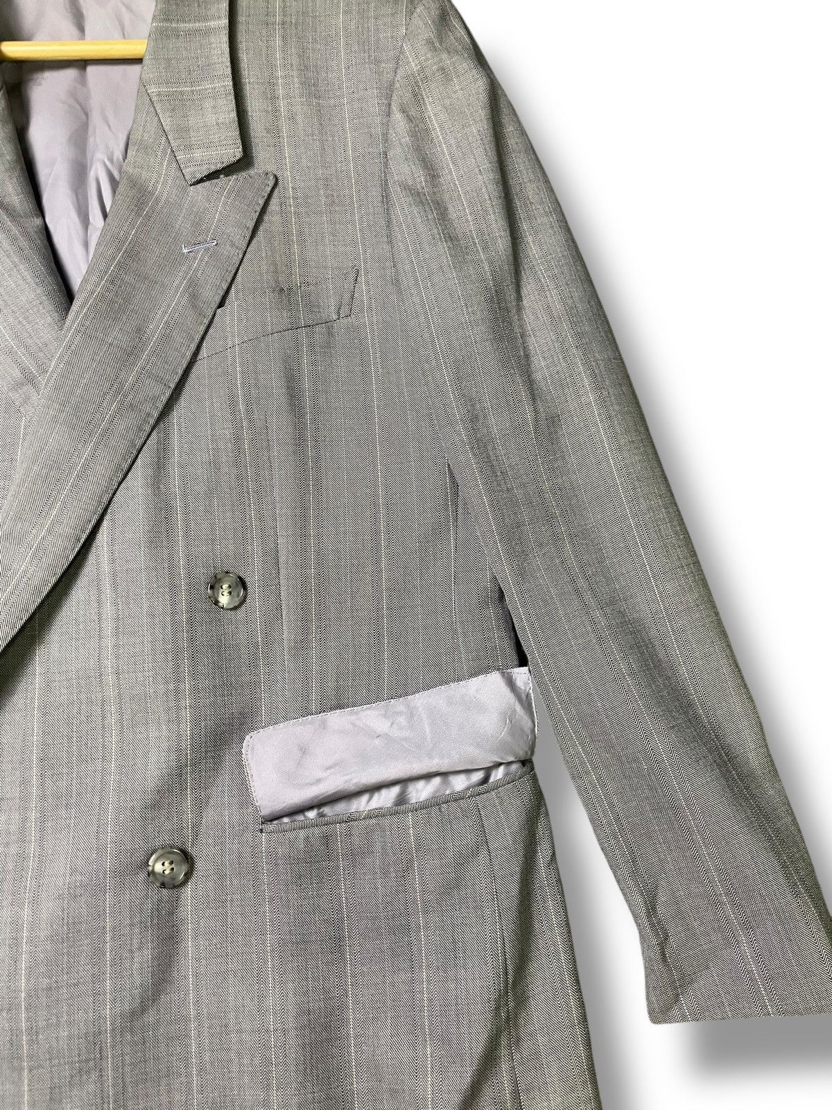 Designer × Vintage × Yves Saint Laurent Yves Saint Laurent Double Breasted Blazer (49) Size US XS / EU 42 / 0 - 6 Thumbnail