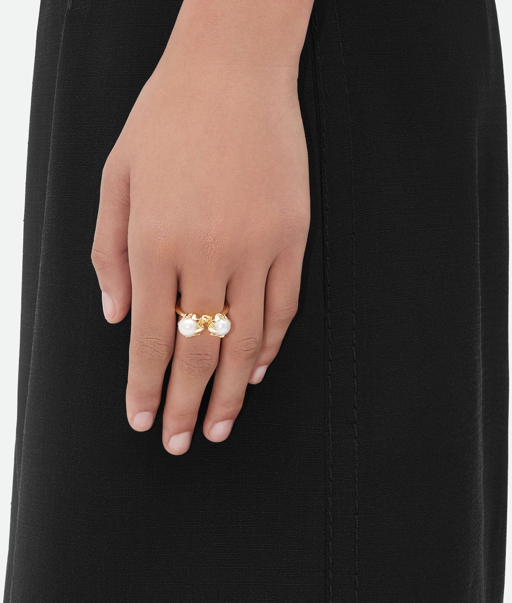 Bottega Veneta o1bcso1str0725 Size: 13 / Sphere Ring in Gold Size ONE SIZE - 2 Thumbnail