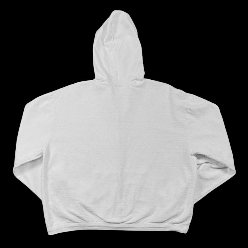 NBDN Nobrandedon Tomi 6. White Hoodie | Size L Size L / US 10 / IT 46 - 2 Thumbnail