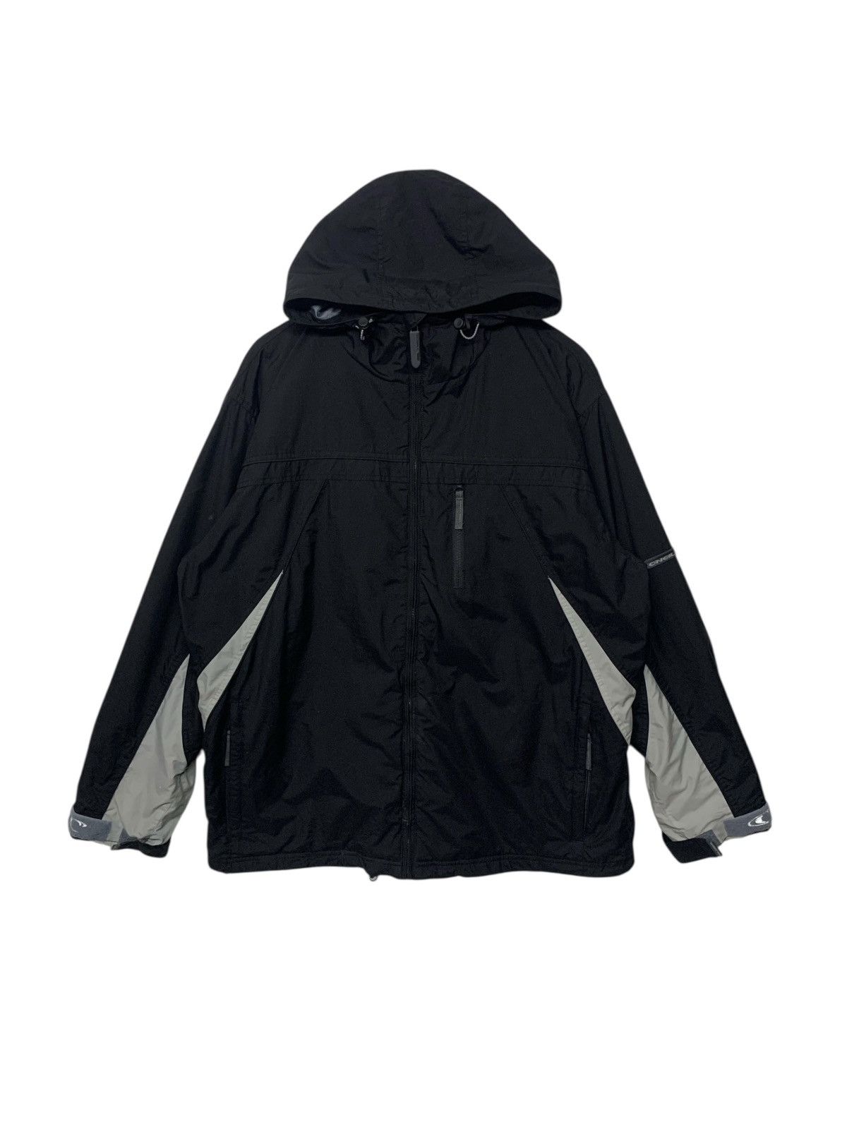 O'Neill Vintage 90's O'Neill Windbreaker Zipper Down Hoodie Jacket Size US L / EU 52-54 / 3 - 1 Thumbnail