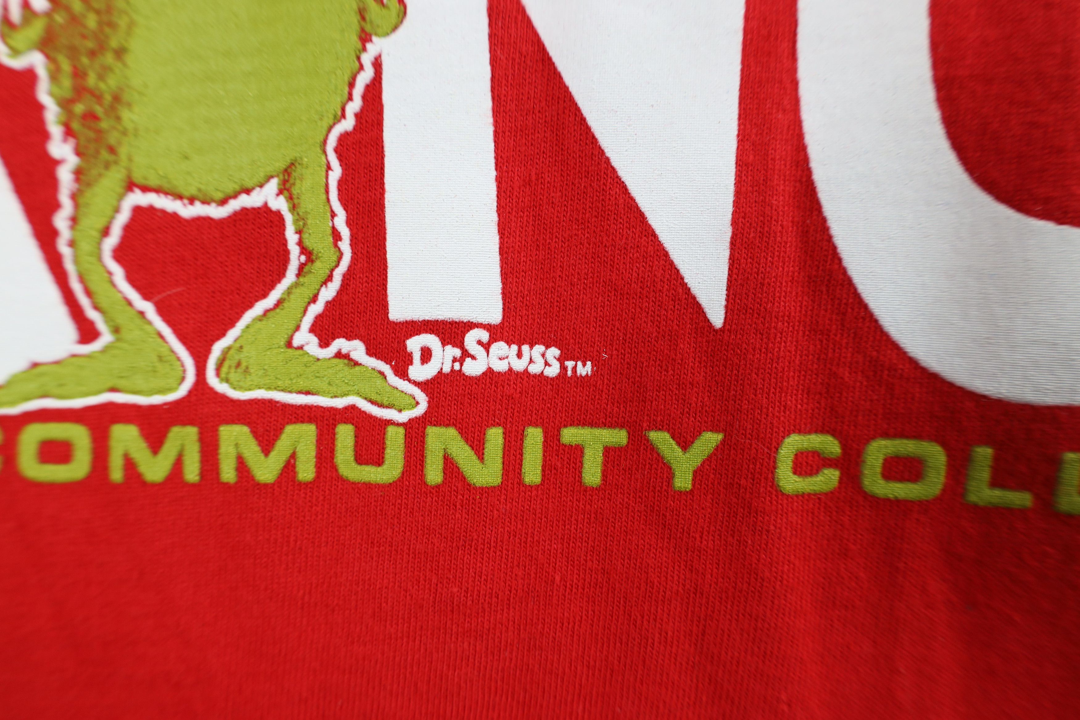 Vintage Vintage Y2K Dr Seuss Christmas Grinch Long Sleeve T-Shirt Size US L / EU 52-54 / 3 - 5 Thumbnail
