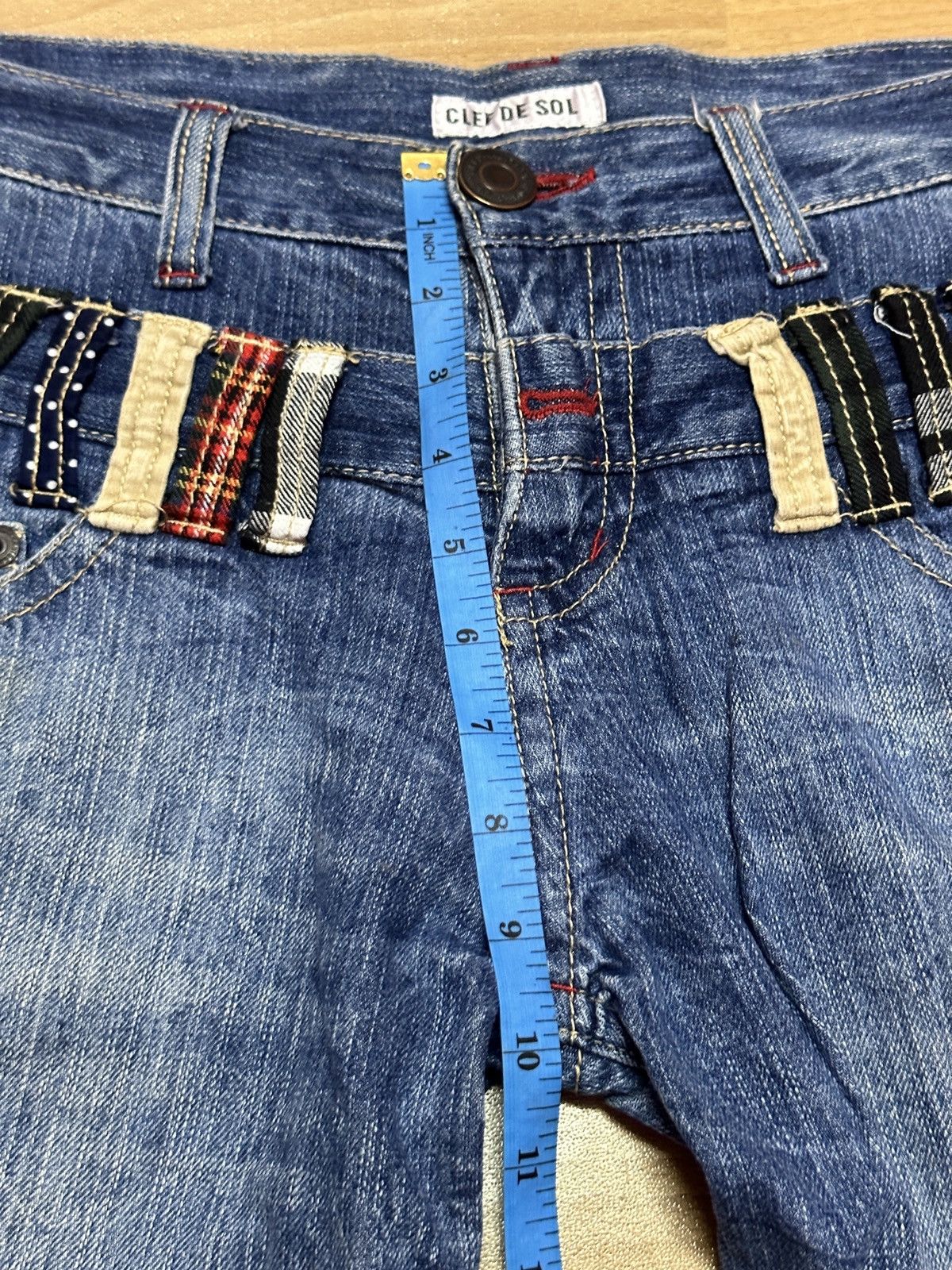 Japanese Brand × Tornado Mart Rare 🔥Double waist Leg twisted Denim Size US 32 / EU 48 - 15 Thumbnail
