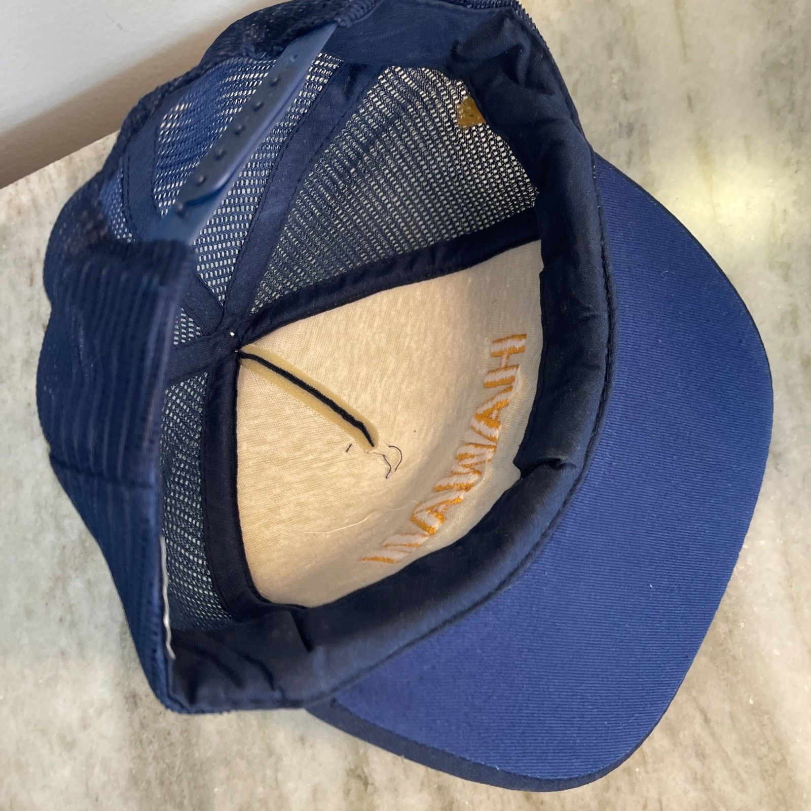 Vintage Vtg 1980's Hawaii Snapback Trucker Mesh Hat Scramble NOS Size ONE SIZE - 9 Thumbnail