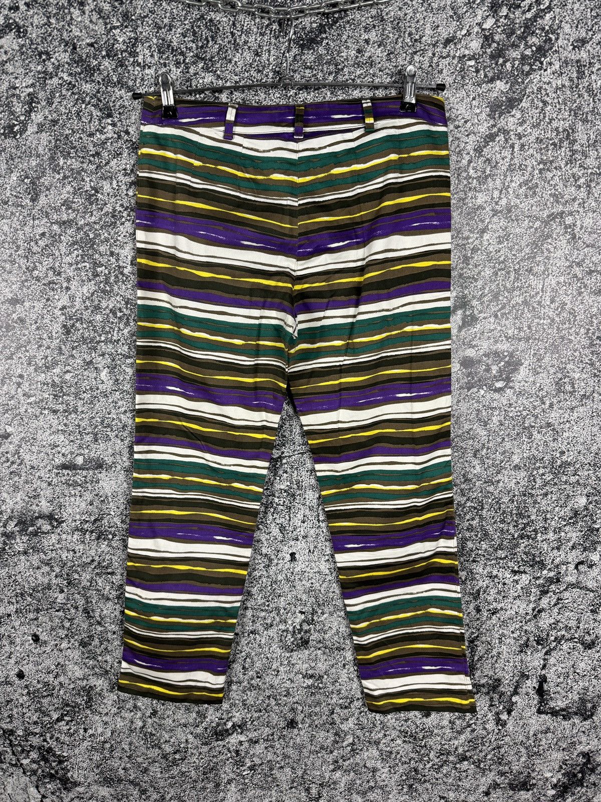 Max Mara Max Mara Studio Designer Striped Pants Luxury Trousers Sz 40 Size 27" / US 4 / IT 40 - 8 Thumbnail