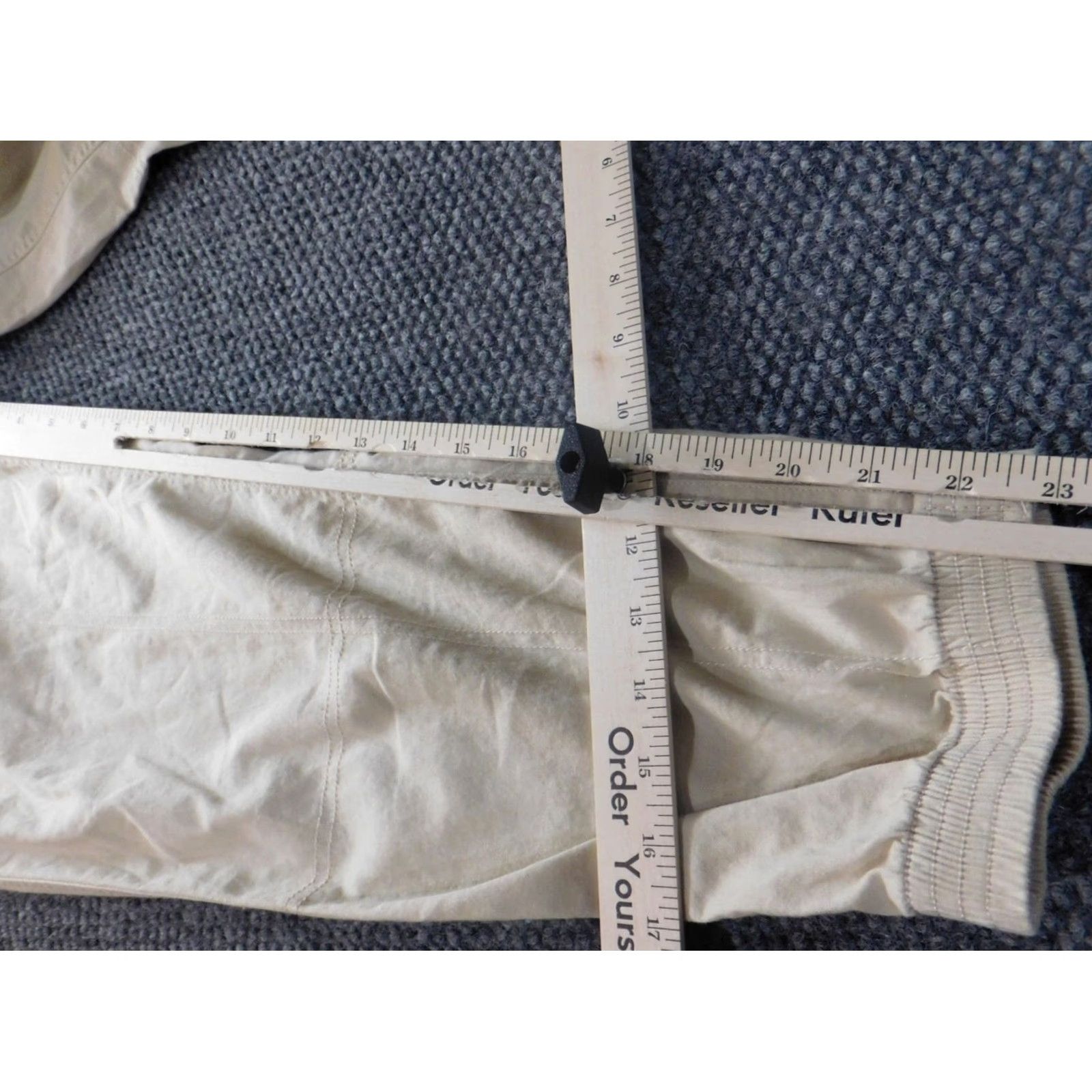 Guess GUESS Womens Pants 27 Beige Jogger Cargo Straight Pants Regular Waist 29 Inseam 23 Classic Casual Cotton Spandex Knit Pockets Straight Leg Womens Size 27" / US 4 / IT 40 - 7 Thumbnail
