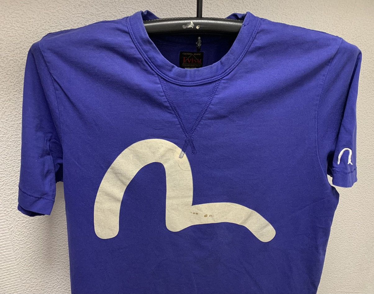 Evisu Evisu Japanese brand blue t-shirt L sz vintage Size US L / EU 52-54 / 3 - 3 Thumbnail